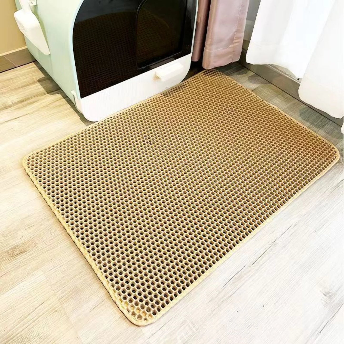 Large Cat Litter Mat Waterproof Double Layer Litter Trapping Clean Pad for Cat Litter Box Durable and Easy to Clean Crazy Catlady Shop