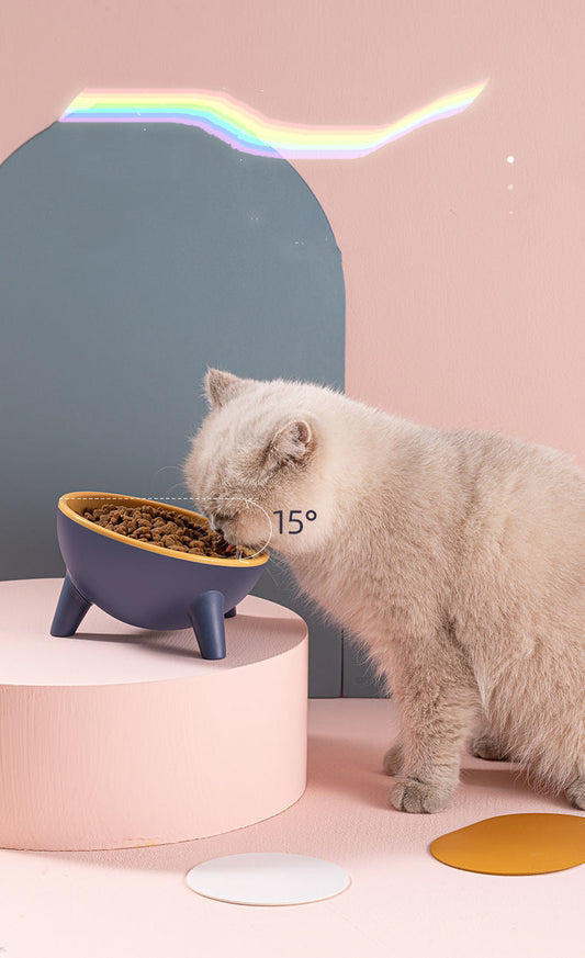 Nordisk skål med stativ för husdjur Crazy catlady shop