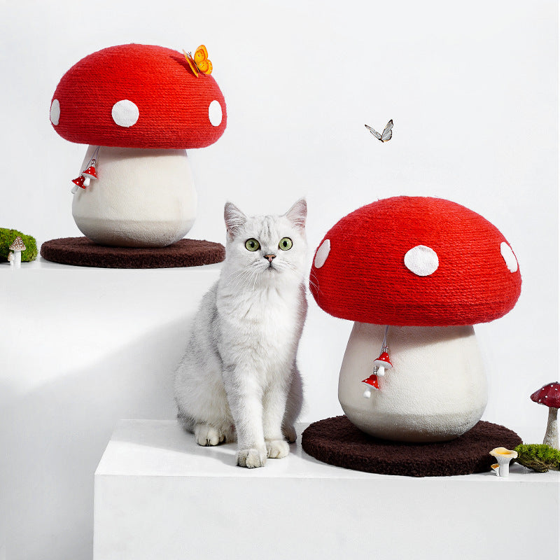Klösbräda för katt med svamp Crazy catlady shop