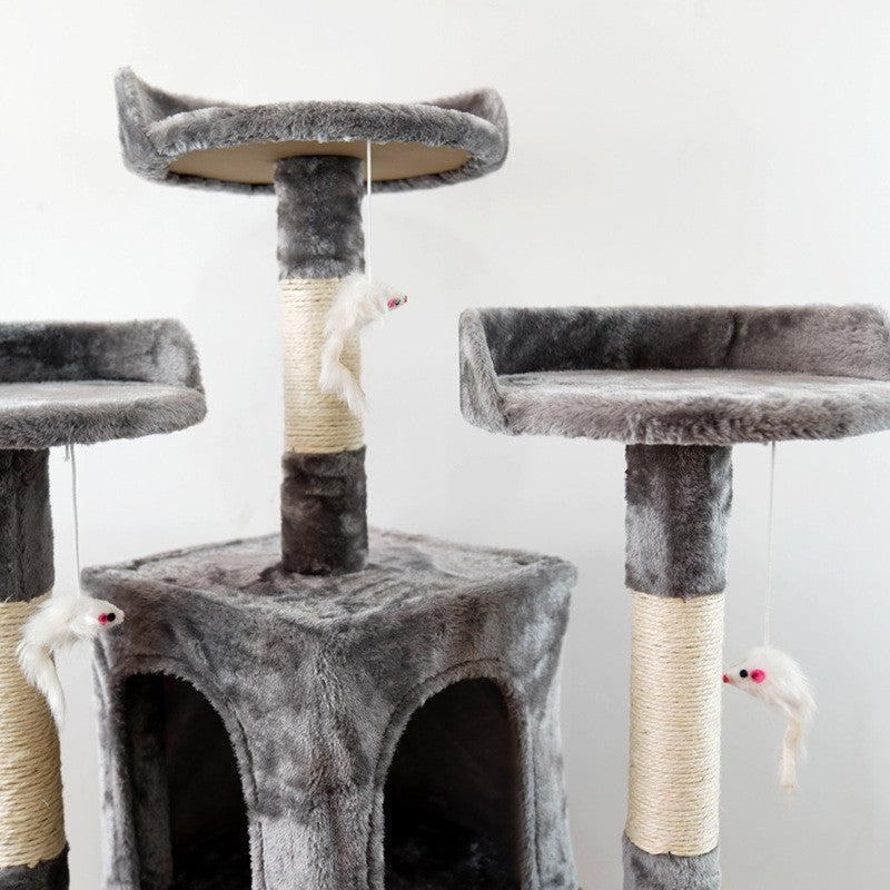 Large Cat Tree Cat Climbing Frame Integrated Jumping Platform Sisal Column CJ