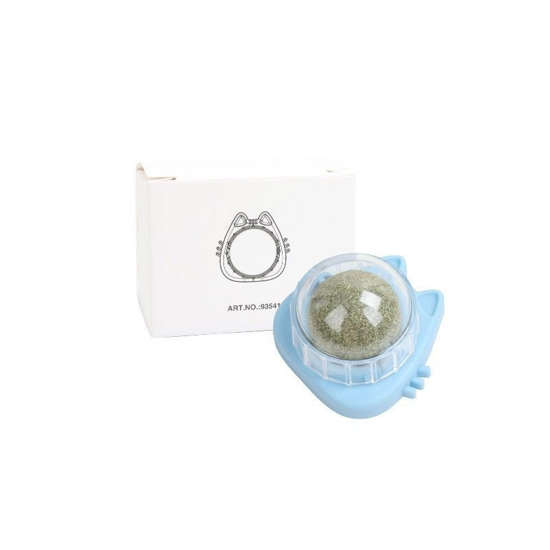 Rotating Wall Edible Catnip Ball Crazy catlady shop