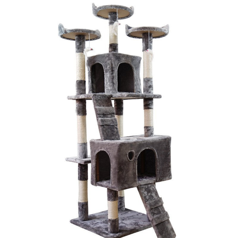 Large Cat Tree Cat Climbing Frame Integrated Jumping Platform Sisal Column CJ