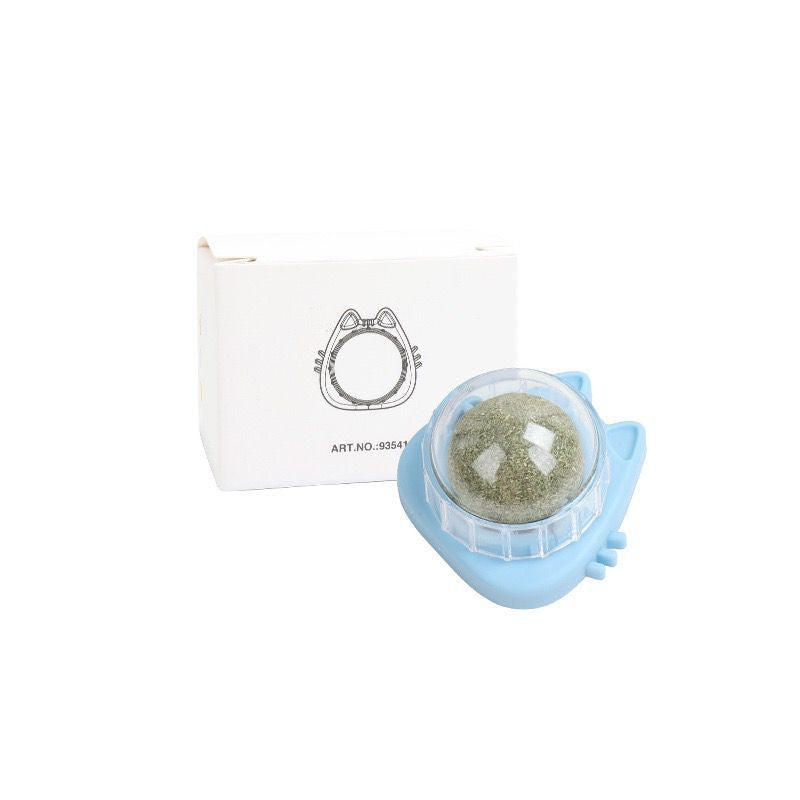 Rotating Wall Edible Catnip Ball Crazy catlady shop