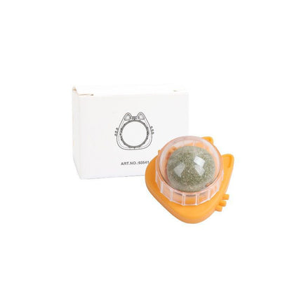 Rotating Wall Edible Catnip Ball Crazy catlady shop