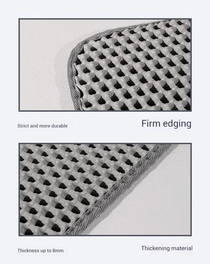 Large Cat Litter Mat Waterproof Double Layer Litter Trapping Clean Pad for Cat Litter Box Durable and Easy to Clean Crazy Catlady Shop