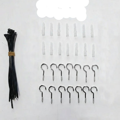 Steel Reinforced Cat Netting for Balcony- Cat Anti Fall Netting,Garden Net Anti Bird Net with Wire,Safety Netting Fence for Pets Crazy Catlady Shop