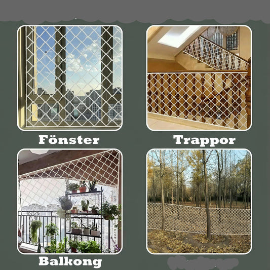 Steel Reinforced Cat Netting for Balcony- Cat Anti Fall Netting,Garden Net Anti Bird Net with Wire,Safety Netting Fence for Pets Crazy Catlady Shop
