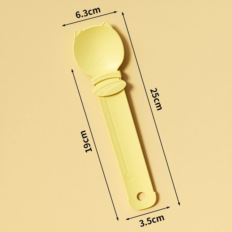 2PCs Cat Strip Squeeze Spoon Cat Strip Feeder for Lickable Wet Cat Treats Pet Liquid Snack Feeding Tool Cat Feeder Pet Supplies Crazy Catlady Shop
