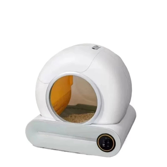 Smart Cat Litter Box Fully Automatic Large Capacity Cat Litter Box Semi-enclosed Smart Cat Toilet APP Remote Control Crazy Catlady Shop