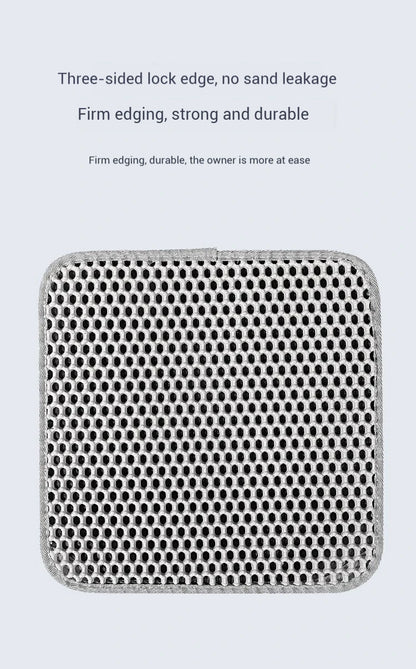 Large Cat Litter Mat Waterproof Double Layer Litter Trapping Clean Pad for Cat Litter Box Durable and Easy to Clean Crazy Catlady Shop