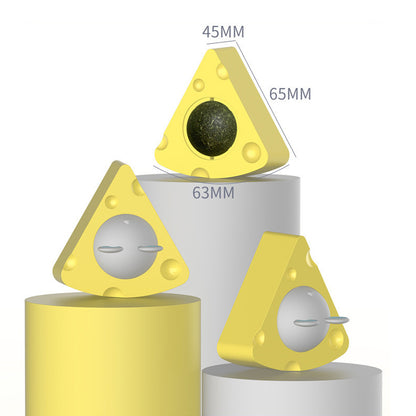 Cat nip i form av ostbit gsrdropshipping