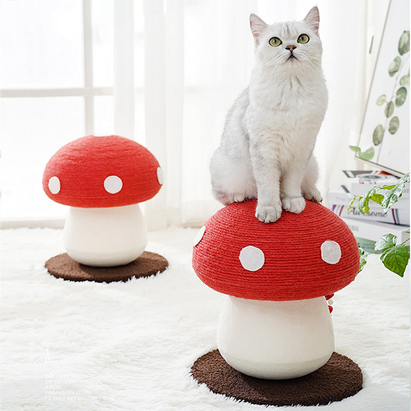 Klösbräda för katt med svamp Crazy catlady shop