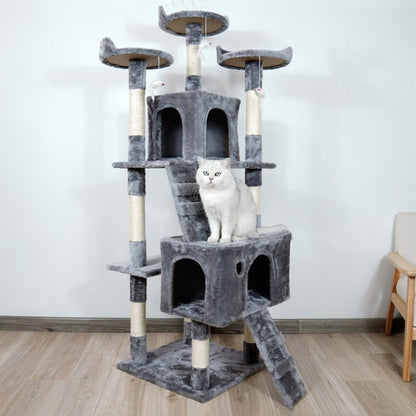 Large Cat Tree Cat Climbing Frame Integrated Jumping Platform Sisal Column CJ